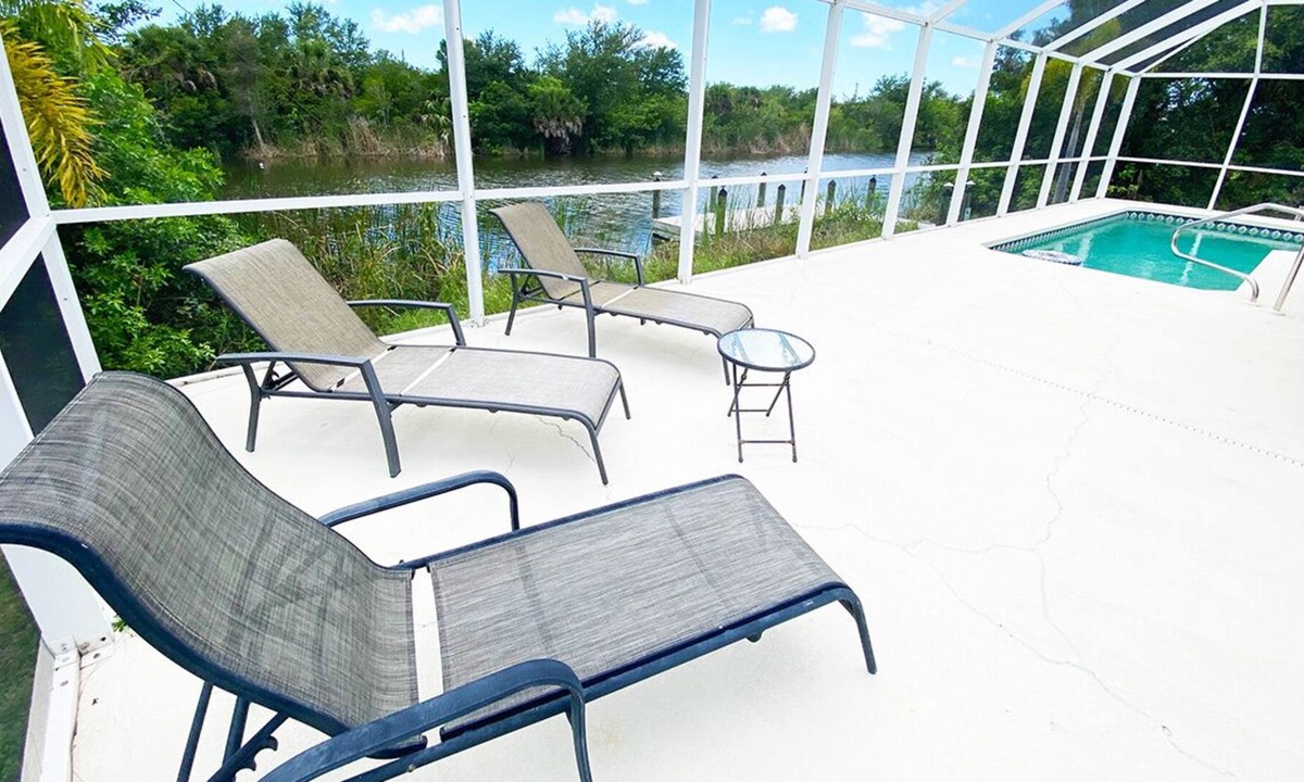 South Gulf Cove House | Peaceful 4/2 pool home on canal w/gulf access--10 min to beach!