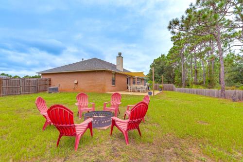 Ono Island House | Pensacola Home w/Fire Pit, 7 Mi to Beaches!