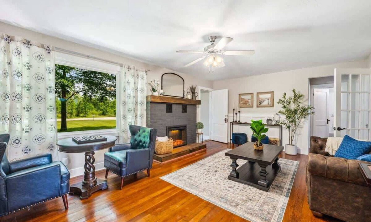 Egg Harbor House | Private 5-Acre Retreat · Firepit · Egg Harbor