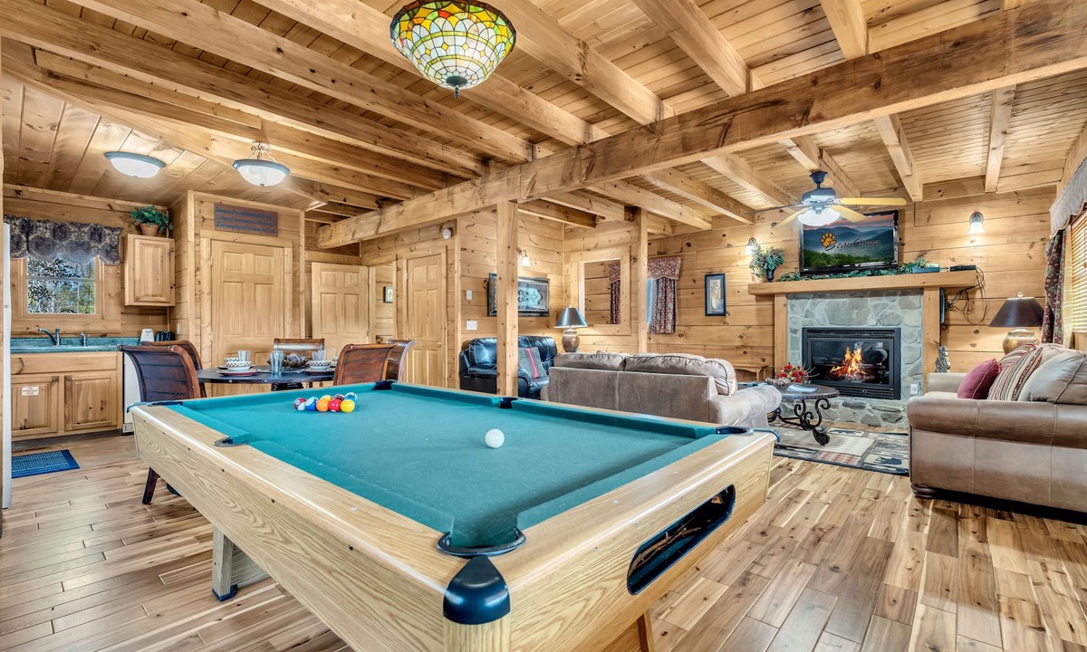 Sevierville Cabin | Reflections, Hot Tub, Pool, WIFI, $560 FREE tickets each paid day!