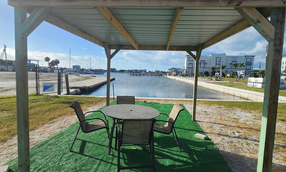 Fort Myers Beach House | RV camper in Fort Myers Beach waterfront RV park right at bridge