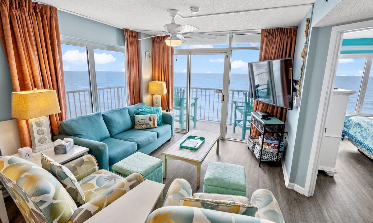 Arcadian Shores Condo | Sea Watch 606 Oceanfront Indoor/Outdoor pool/Beach