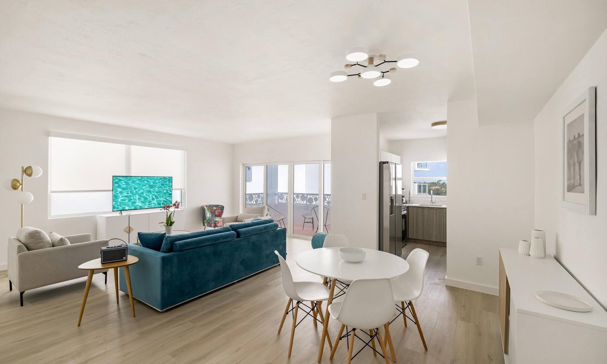 Bay Harbor Islands Apartment | Serene Waterfront 1BR, Miami Balcony Views