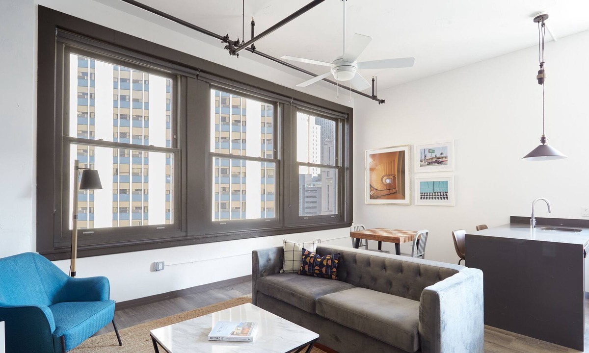 Downtown Detroit Apartment | Sonder Gabriel Richard | Extended Stay One-Bedroom Apartment