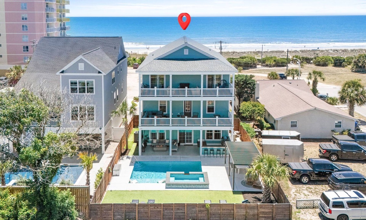 Atlantic Beach House | Spacious 6BR Oceanfront Retreat with Private Pool in Atlantic Beach