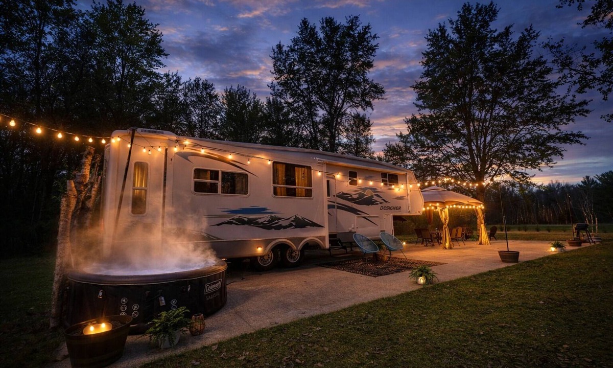 Fostoria House | Stardust-A Dreamy Escape at Birch + Flame Hot Tub Near Frankenmuth