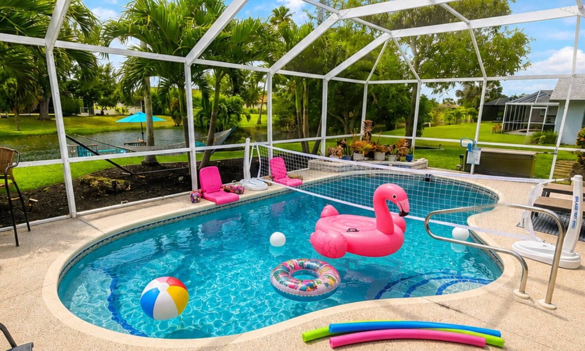 Pebble Beach House | Stunning Newer Waterfront 3bd/2ba Home, Heated Pool, Gulf Beaches, Pet Friendly!