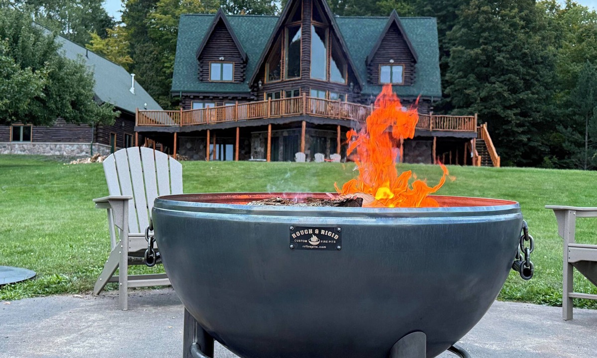 Skanee Cabin | Sunshine & blue skies - Huron Bay Retreat - hot tub & sauna available year round