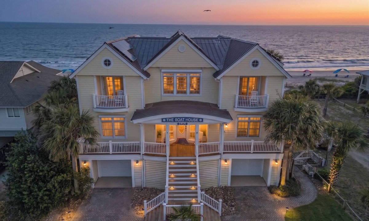 Edisto Island House | The OCEANFRONT Boat House! Just opened; 7 br/7 bath + so much more! 2027 POOL!