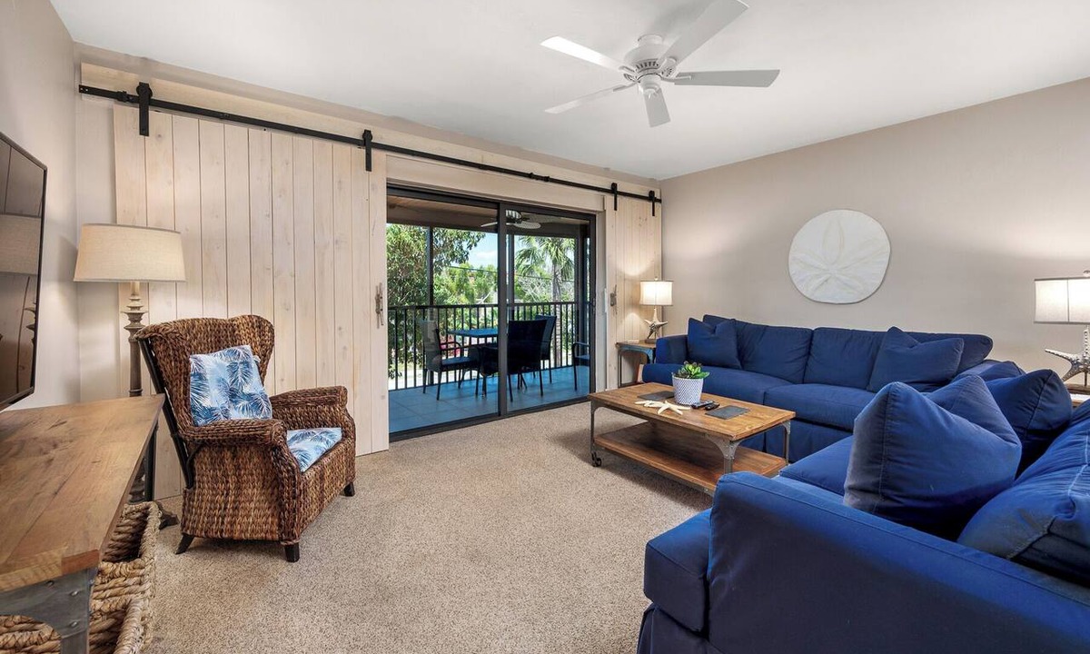 Sanibel Condo | Tropical Garden View 2 bed, 2 bath at Sanibel Moorings #232