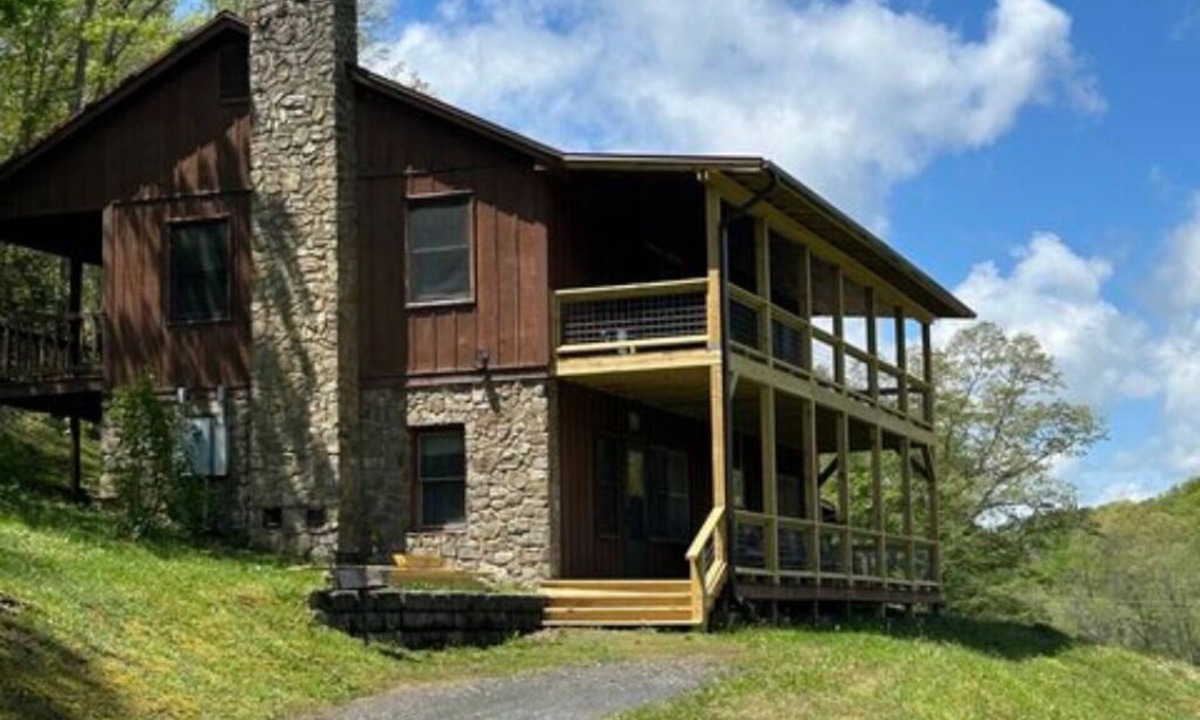 Springmaid Mountain Cabin | Twin Falls Cabin Bottom Duplex