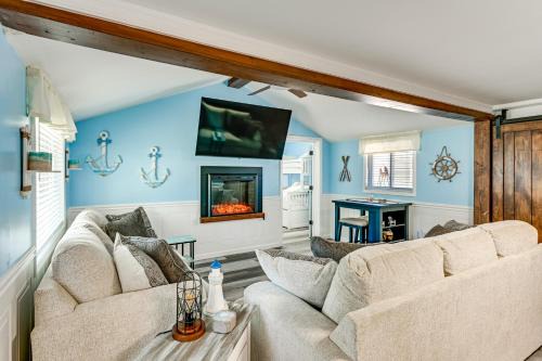 National City House | Walk to Sand Lake Beach! Family Escape w/Fire Pit