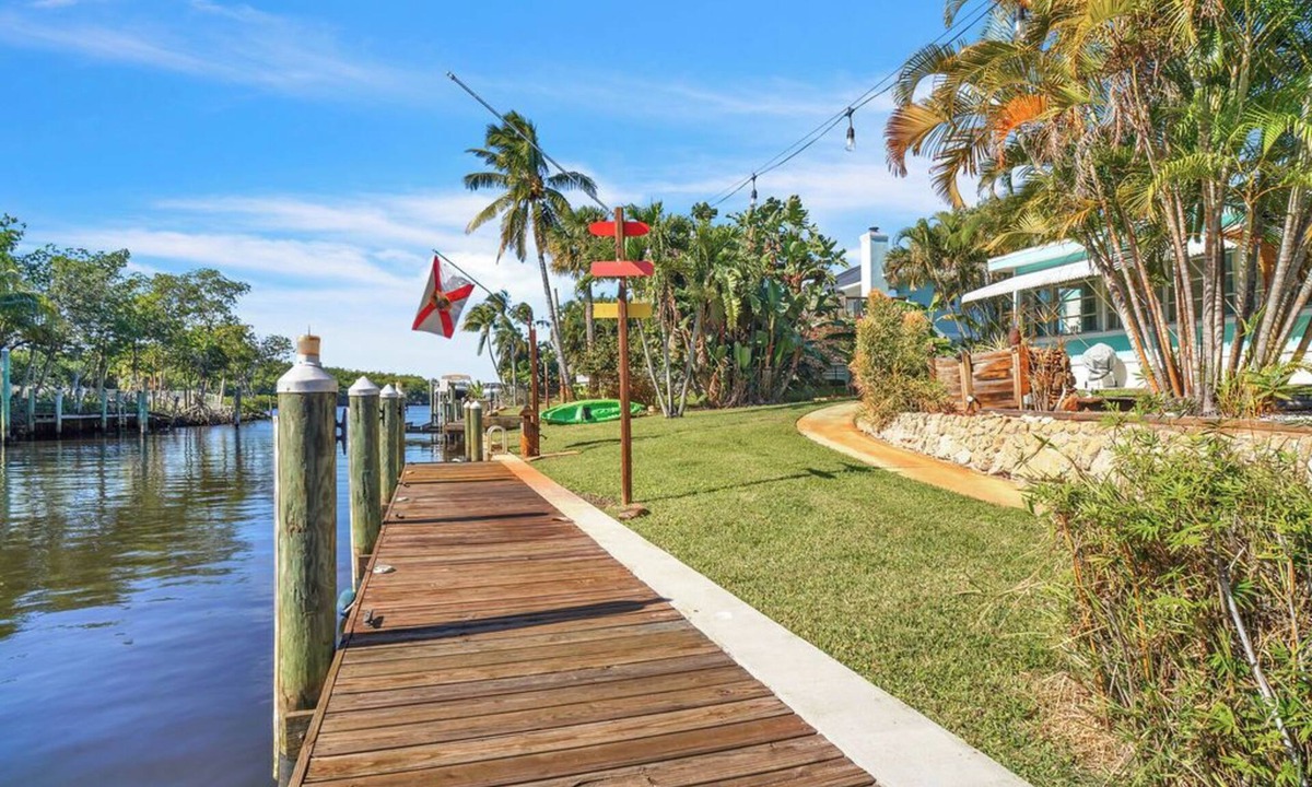 Stuart House | Waterfront Home with Dock, Ocean access close to Downtown and Beach
