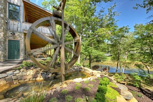 East Ellijay House | Waterwheel on the Cartecay