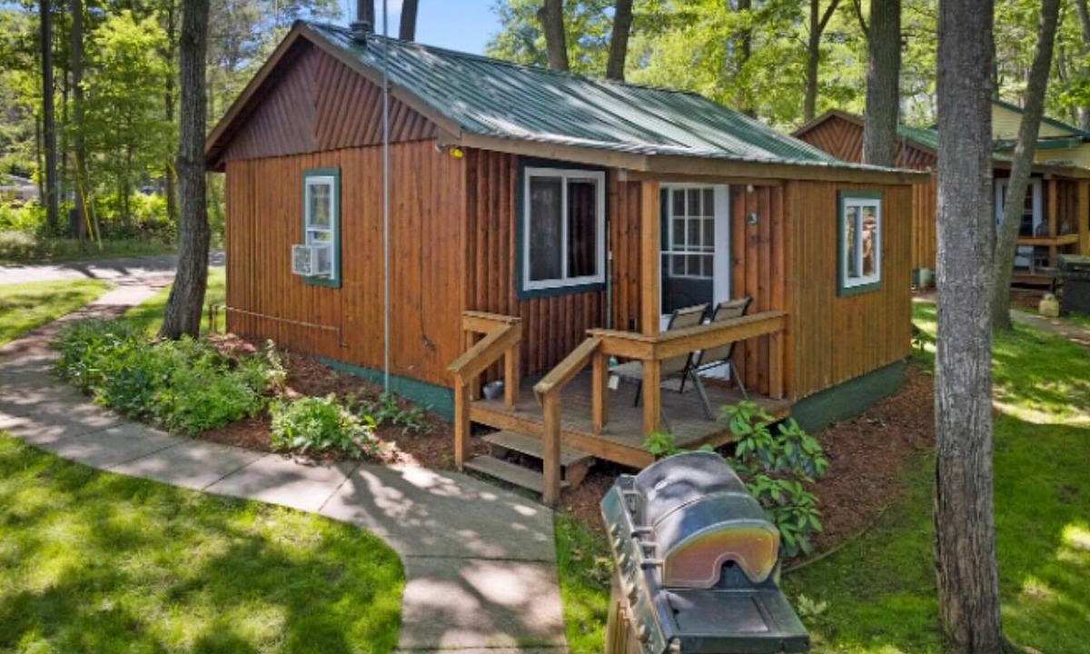 Gaylord Cabin | "West View Cabins" on Ostego Lake - Cabin #3 - Waterfront and on Trail 7