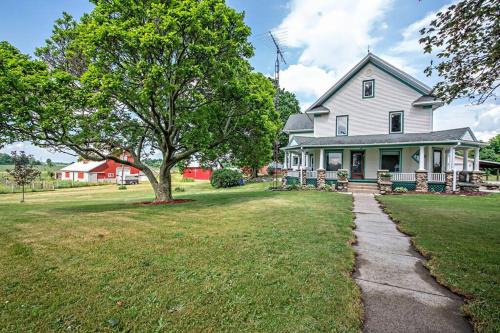 Benton Harbor House | Wine Country Oasis Charming Farmhouse 10 Acres