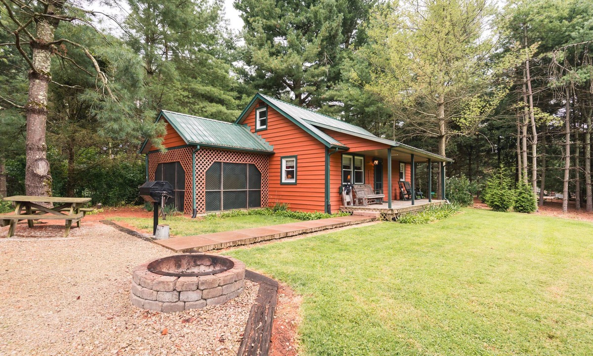 Laurelville Cabin | Woodland view-Cedar Cottage