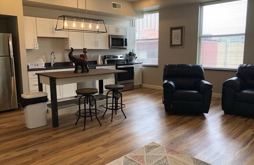 Charleston Apartment | 202 Brand new Downtown living - king - WiFi 70” TV