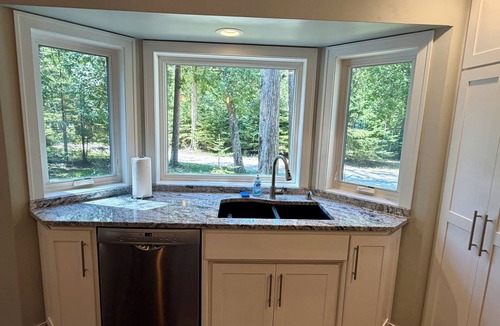 Baileys Harbor House | 250' RELAXING WATERFRONT SPACIOUS REMODEL & WALKING TO SAND BEACH NEW FIREPLACE