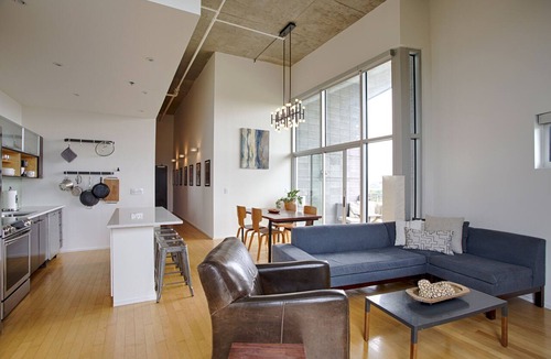 East Nashville Condo | 2BR Penthouse Condo | Balcony + Skyline Views