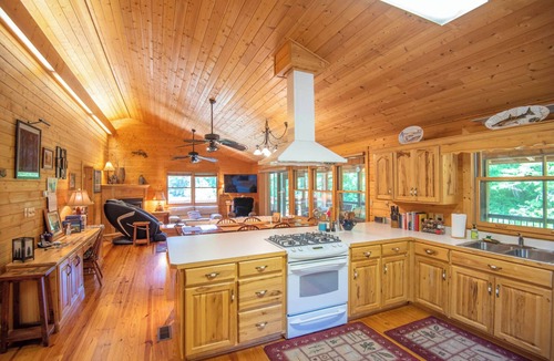 Laurel Springs Cabin | 30+ Acres to Explore | Cabin at Cranberry Mill | Trout Stream Just Feet Away