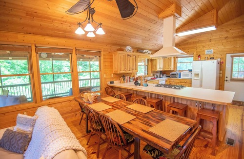 Laurel Springs Cabin | 30+ Acres to Explore | Cabin at Cranberry Mill | Trout Stream Just Feet Away