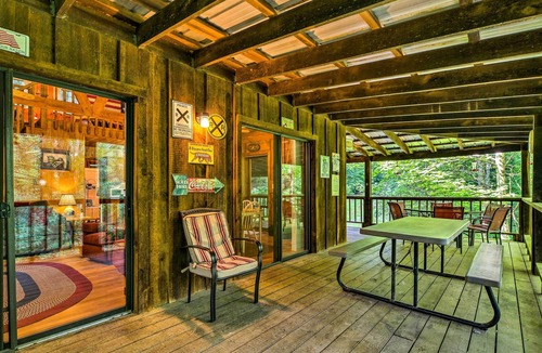 Tellico Plains Cabin | 5 Acres, Backyard Creek! Cabin in Tellico Plains