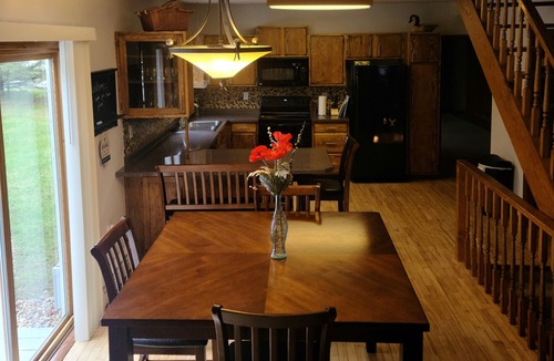 Waupaca House | 5 Bedroom home with 1580ft of Waupaca River frontage! With hot tub!