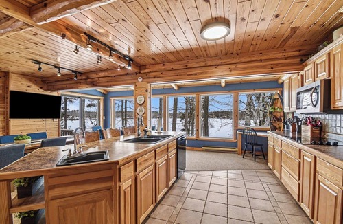 Herron Cabin | 5K+ Sq Ft Waterfront Retreat; Sleeps 23–28+; Pool, Arcade, Beach, Kayak & More