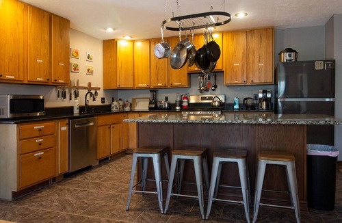 Bloomington House | 6-Bedroom House for 20+ Guests with Hot Tub, Dining Hall & Fire Pit, partially ADA compliant