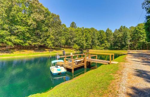 Ranger House | 7 Mi to Carters Lake: Cabin w/Pond & Pedal Boat!