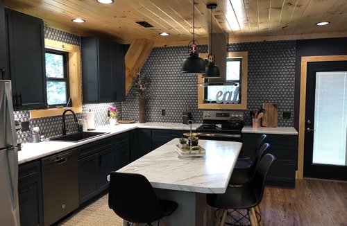 Chalet Village North Cabin | A Frame tucked in mountain minutes from down town! Private.