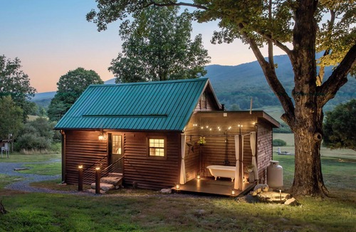 Wardensville Cabin | A Tranquil Retreat on a 67-Acre Farm Surrounded by the GW National Forest