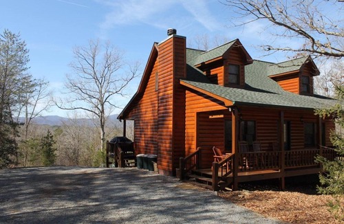 Blue Ridge Cabin | Affordable! Mtn Views, Game Room, Hot Tub, Amenities & More