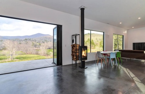 Asheville House | Asheville Meadows Pool, Hot Tub & Forest Views