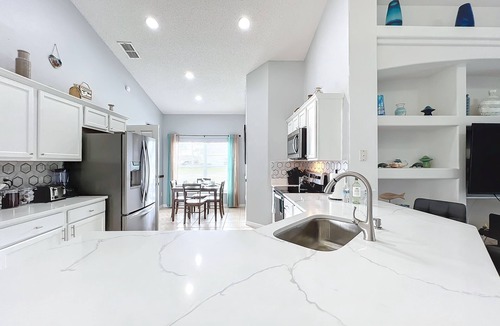 Four Corners House | Beach Themed Vacation Pool/Spa Home/Close To Disney