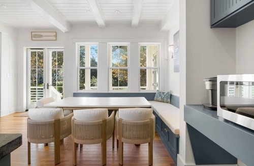 Sand Hill House | Beachberry Haven in Watercolor! Golf Cart - Game Room - Rooftop View