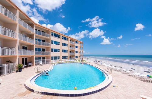 Satellite Beach Condo | Beachfront 2BR Condo w/Balcony & Heated Pool, Unit 224
