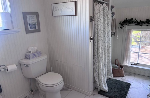 Gilford Bed & Breakfast | Beautiful 1-bedroom bed & breakfast in charming Akron overlooking our Lavender