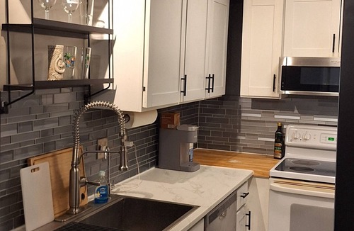 White Lake Condo | Beautiful 2-bedroom condo with natural wood fireplace in charming White Lake