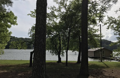 Athens RV Rental | Beautiful and level camping site on Elk River.