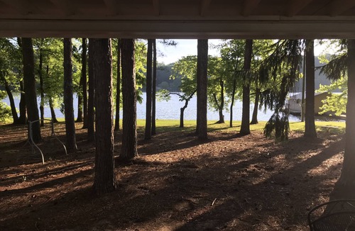 Athens RV Rental | Beautiful and level camping site on Elk River.