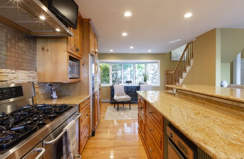 Suttons Bay House | Beautiful Beach Front Home on Suttons Bay w/Sunset Views. Sleeps 10.