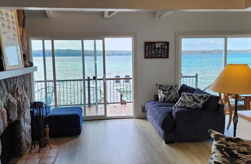Lake Township House | Beautiful Crystal Lake Waterfront, Central AC, Dock, Kayaks, Paddleboards