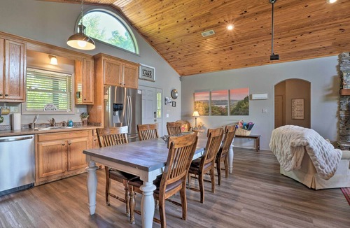 Sylvan Shores Cottage | Beaver Lake Home w/Game Room, Boat Slip & Views!