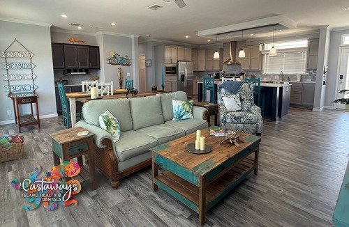 Saint James City House | Blue Heron is your waterfront 3BR/2BA getaway with boat lift, huge seawall