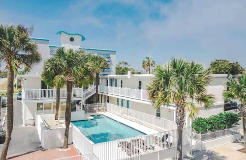 Downtown Myrtle Beach Apartment | Boutique on the beach, Studio #119 + Pool