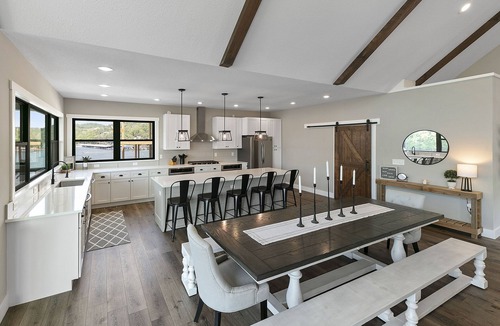 Hidden Springs House | Break Away - NEW Lakefront Modern Farmhouse 6BR-Outdoor Bar and Kitchen