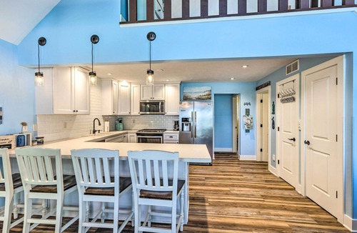 Silver Lake Cottage | Breezy Silver Lake Getaway: Fishing Dock, Grill!