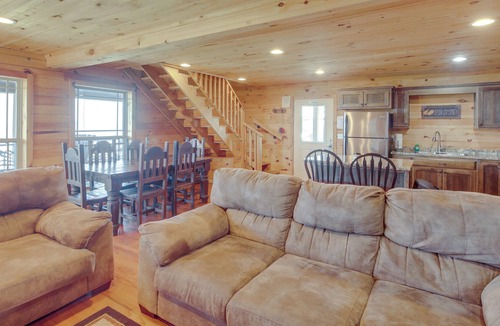 Bryant Cabin | Bryant Vacation Rental w/ Balcony & Scenic Views!
